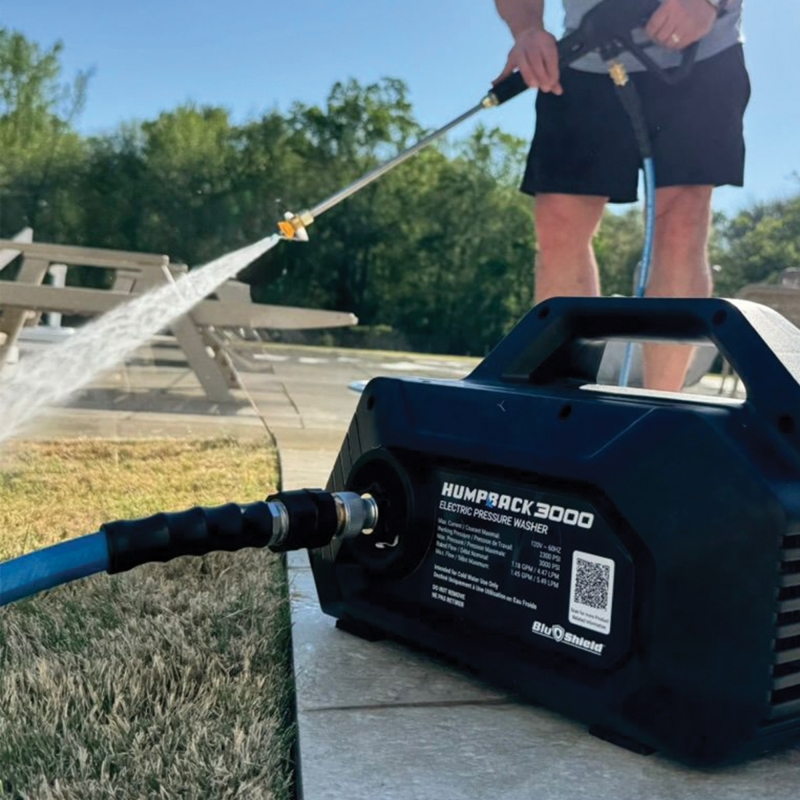 Blu Shield HumpBack Pressure Washer System - 3000 PSI | Portable Wall Mount Unit JFM Golf