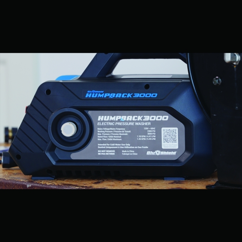 Blu Shield HumpBack Pressure Washer System - 3000 PSI | Portable Wall Mount Unit JFM Golf