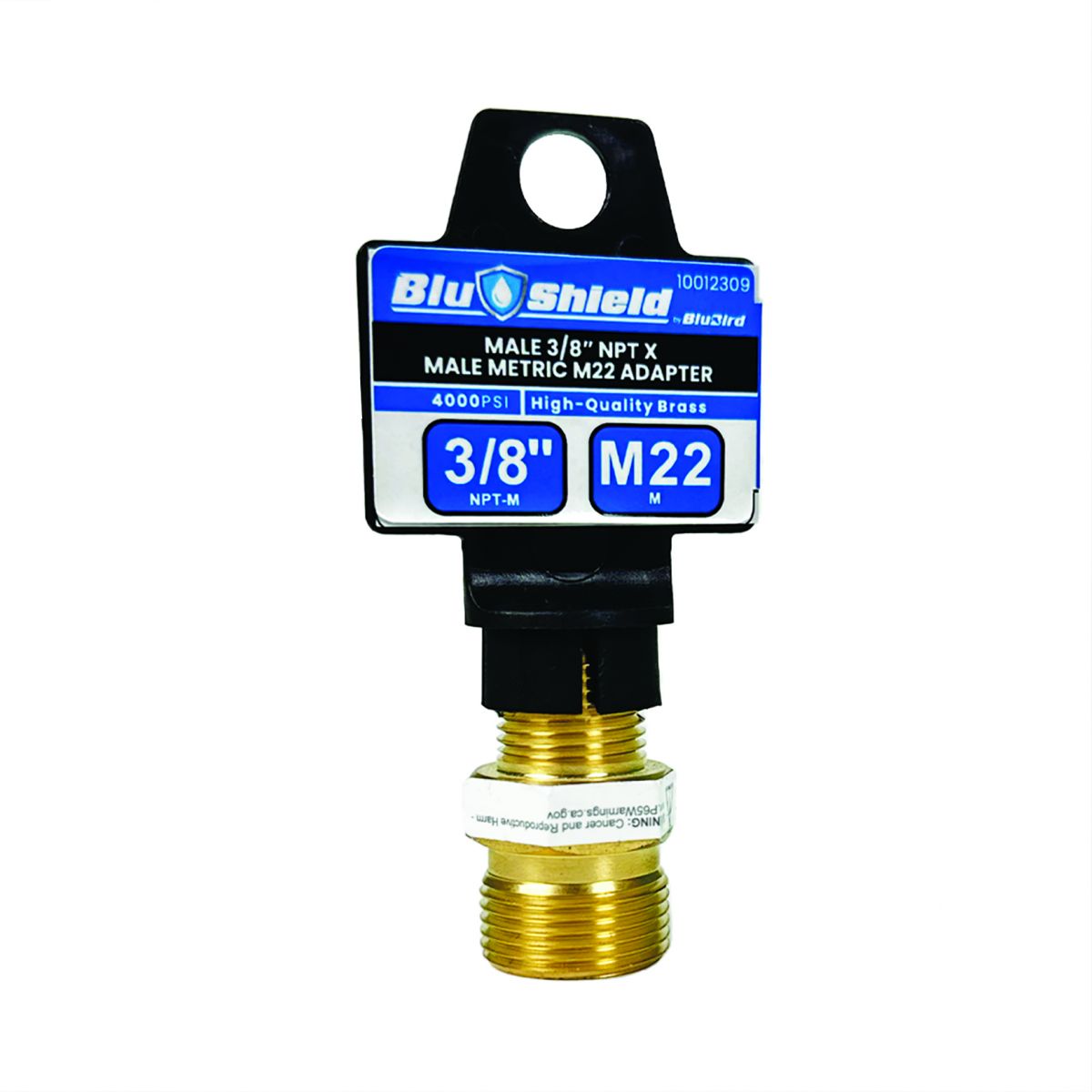 Blu Shield Male Metric x 3/8" Male Pipe Thread Pressure Washer Adapter JFM Golf