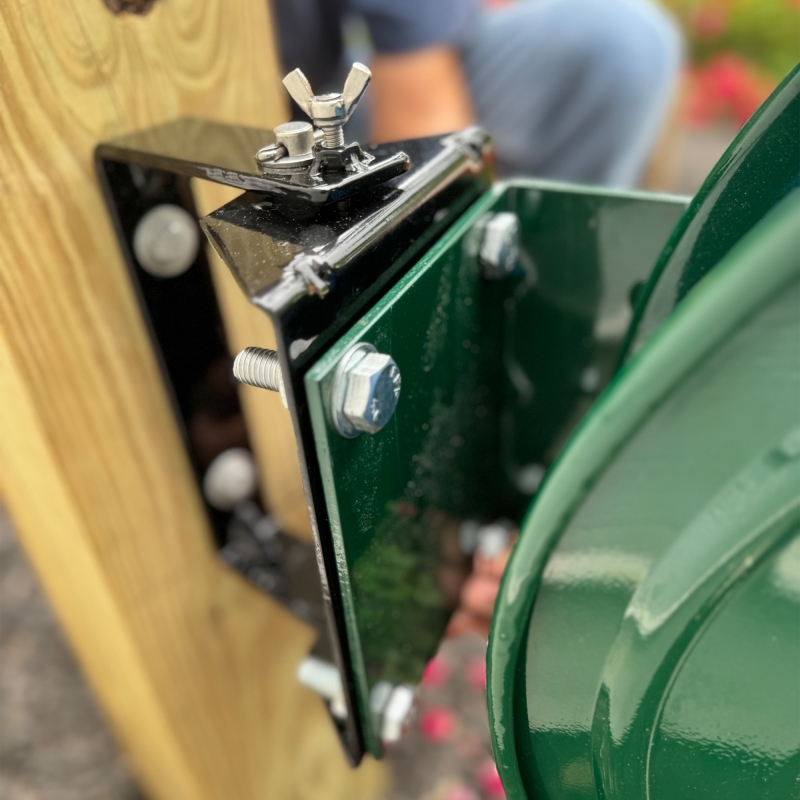BluBird 180° Hose Reel Swivel Mount JFM Golf