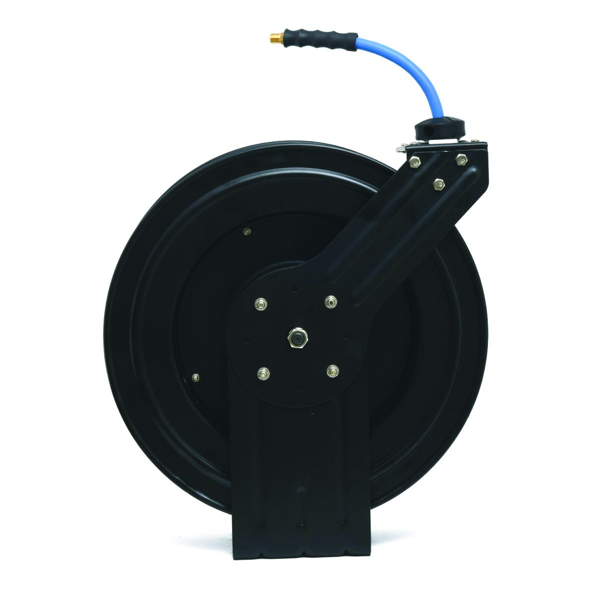 BluBird 3/8-inch x 50-foot Retractable Air Hose Reel - Black JFM Golf