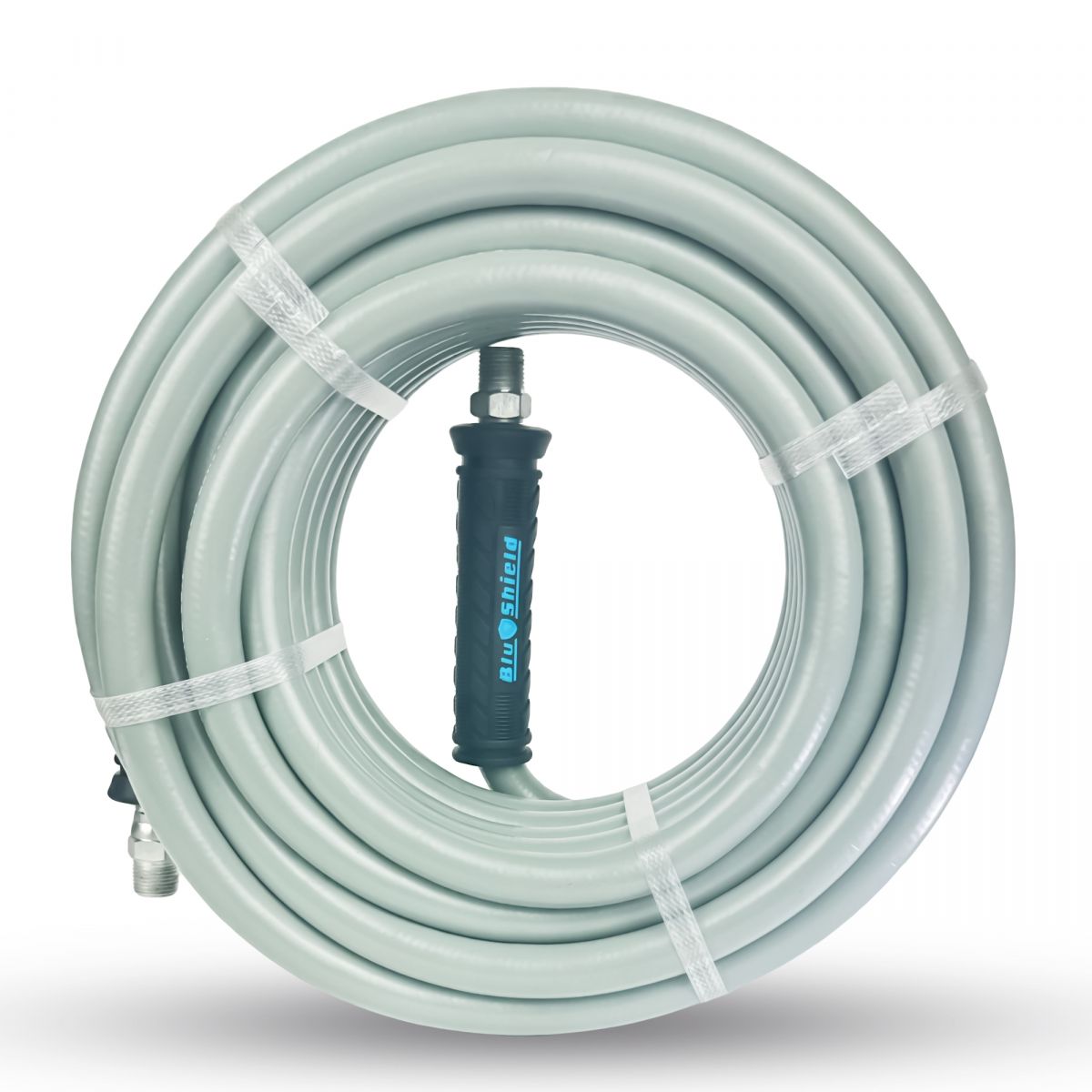 BluBird Blu Shield Rubber Pressure Washer Hose Assembly 3/8-inch x 50-foot Non-Marking JFM Golf