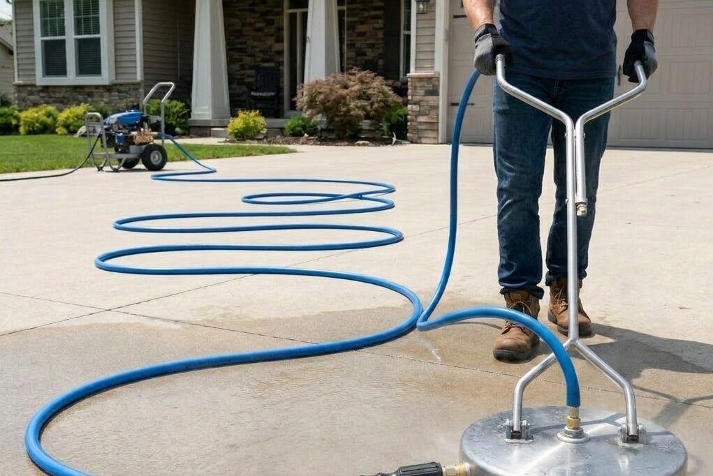 BluBird Blu Shield The Slayer Hybrid Pressure Washing Hose 3/8-inch JFM Golf