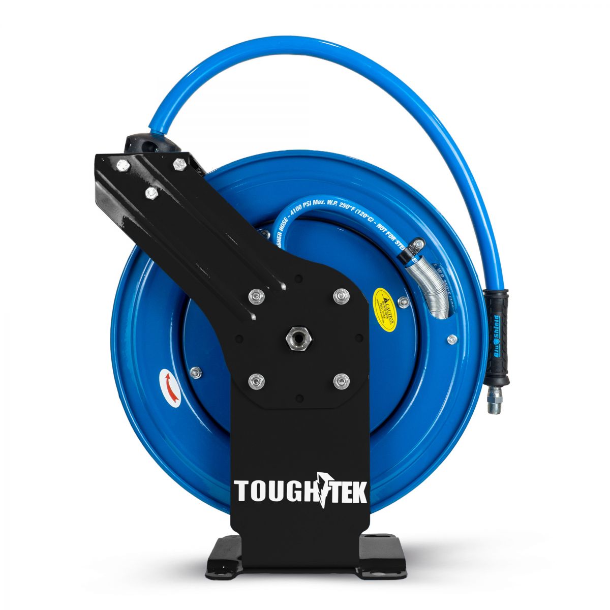 BluBird Blu Shield Tough-Tek 3/8-inch Dual-Arm Pressure Washer Hose Reel JFM Golf