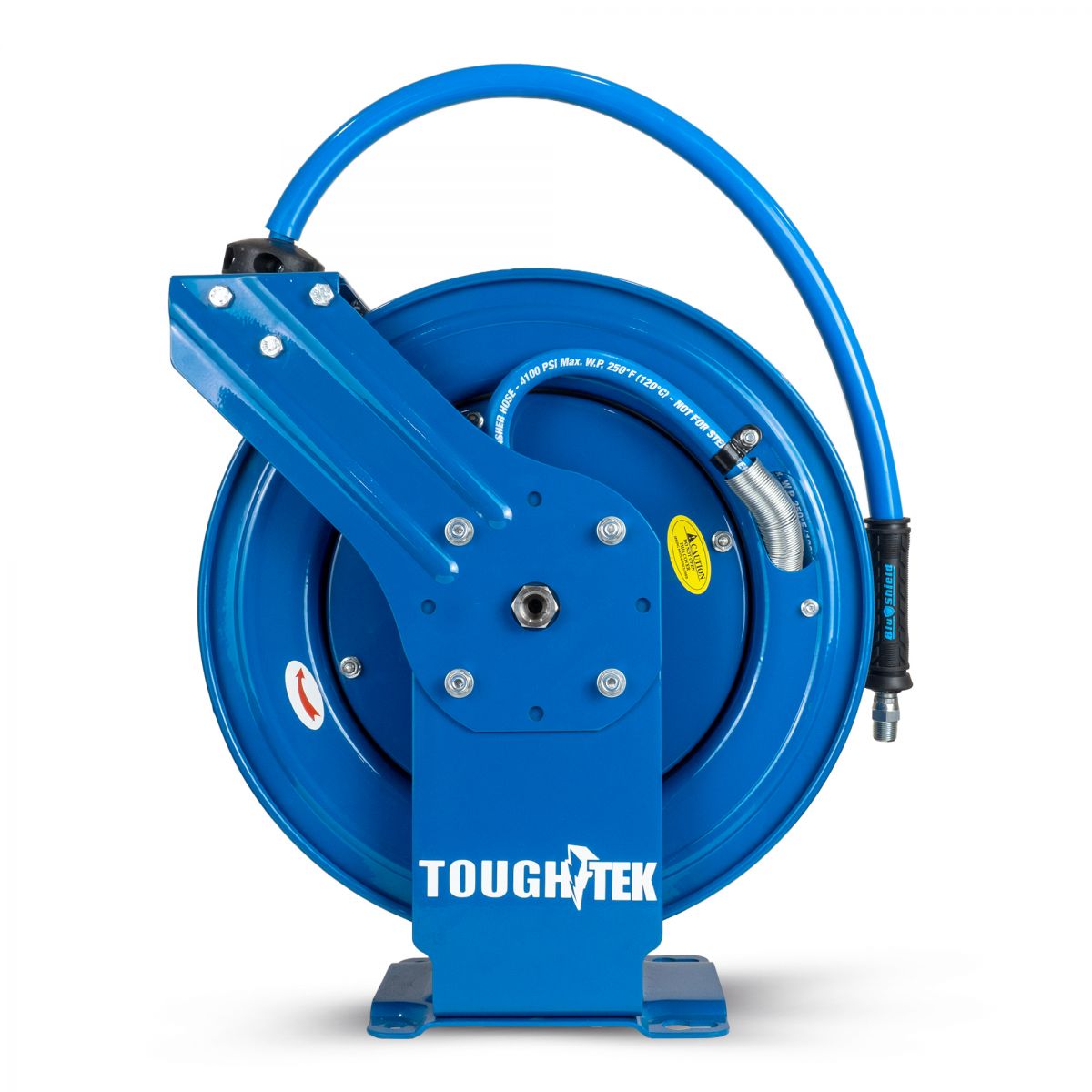 BluBird Blu Shield Tough-Tek 3/8-inch Dual-Arm Pressure Washer Hose Reel JFM Golf