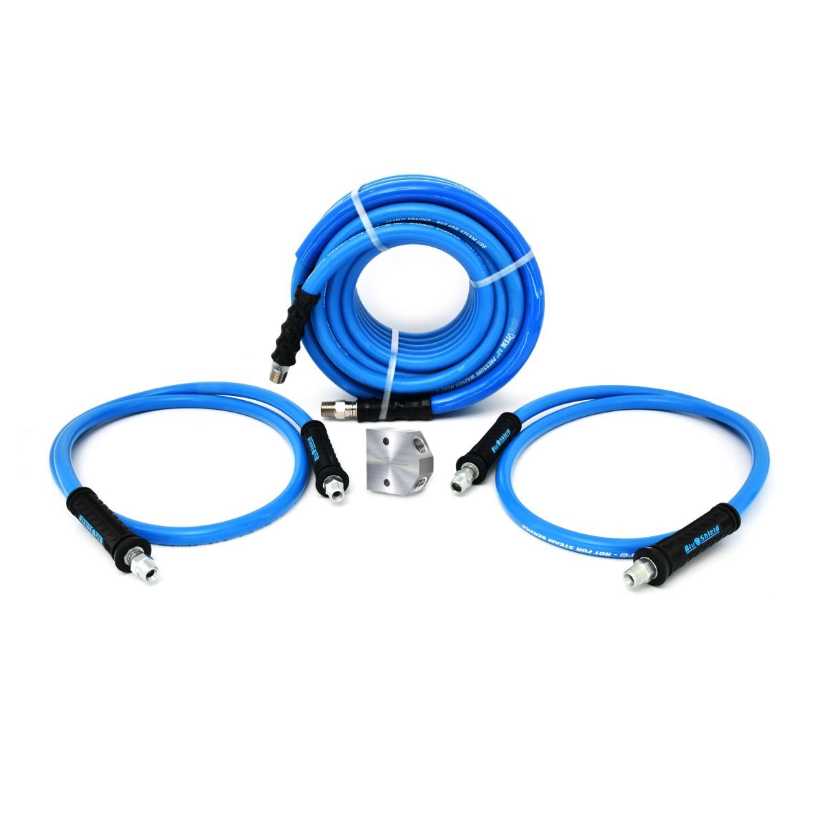 BluBird Blu Shield U-BLoX 1200 1/2-inch NPT Dual Inlet Pressure-Washer Connection Kit JFM Golf
