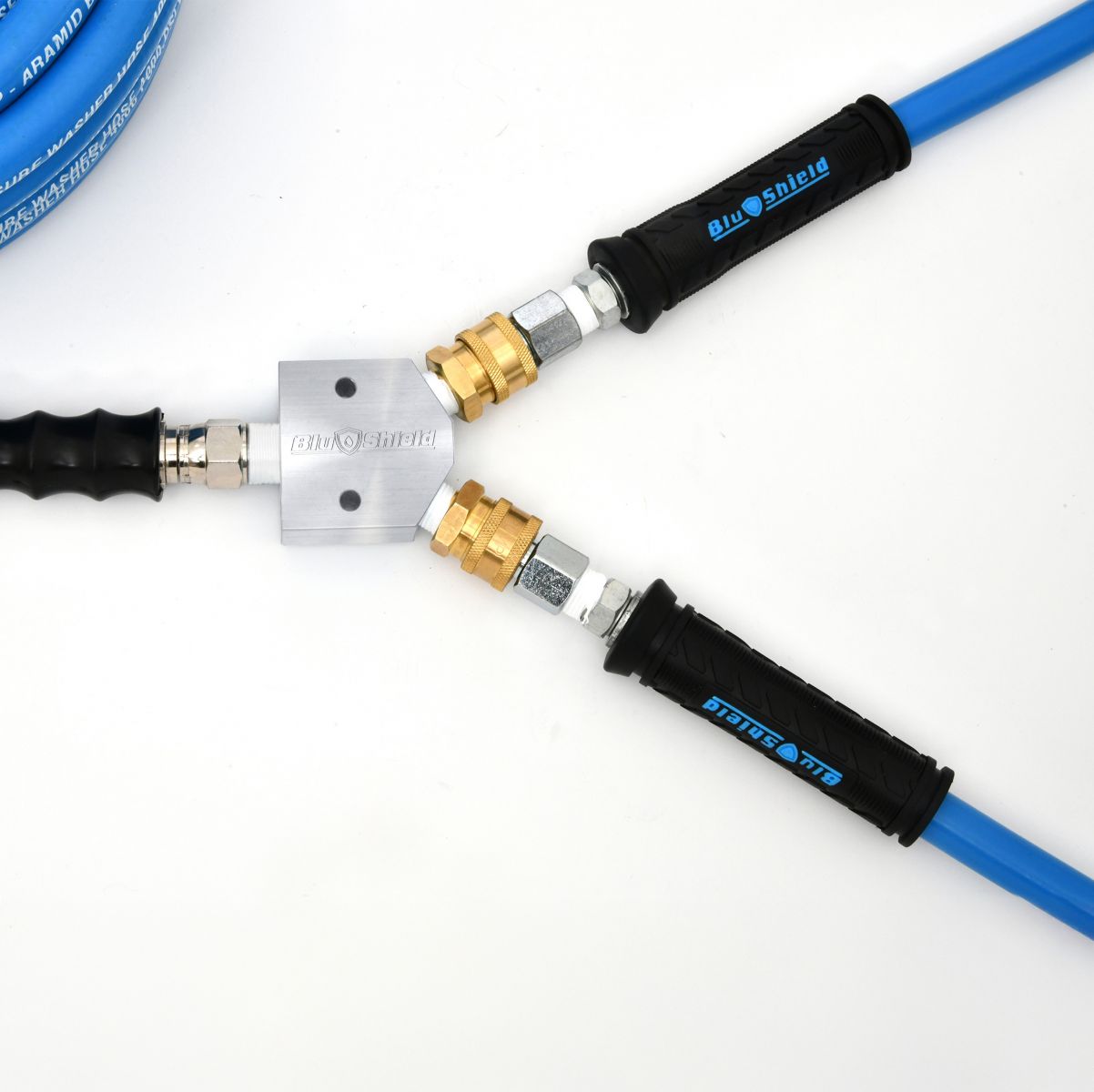 BluBird Blu Shield U-BLoX 1200 1/2-inch NPT Dual Inlet Pressure-Washer Connection Kit JFM Golf