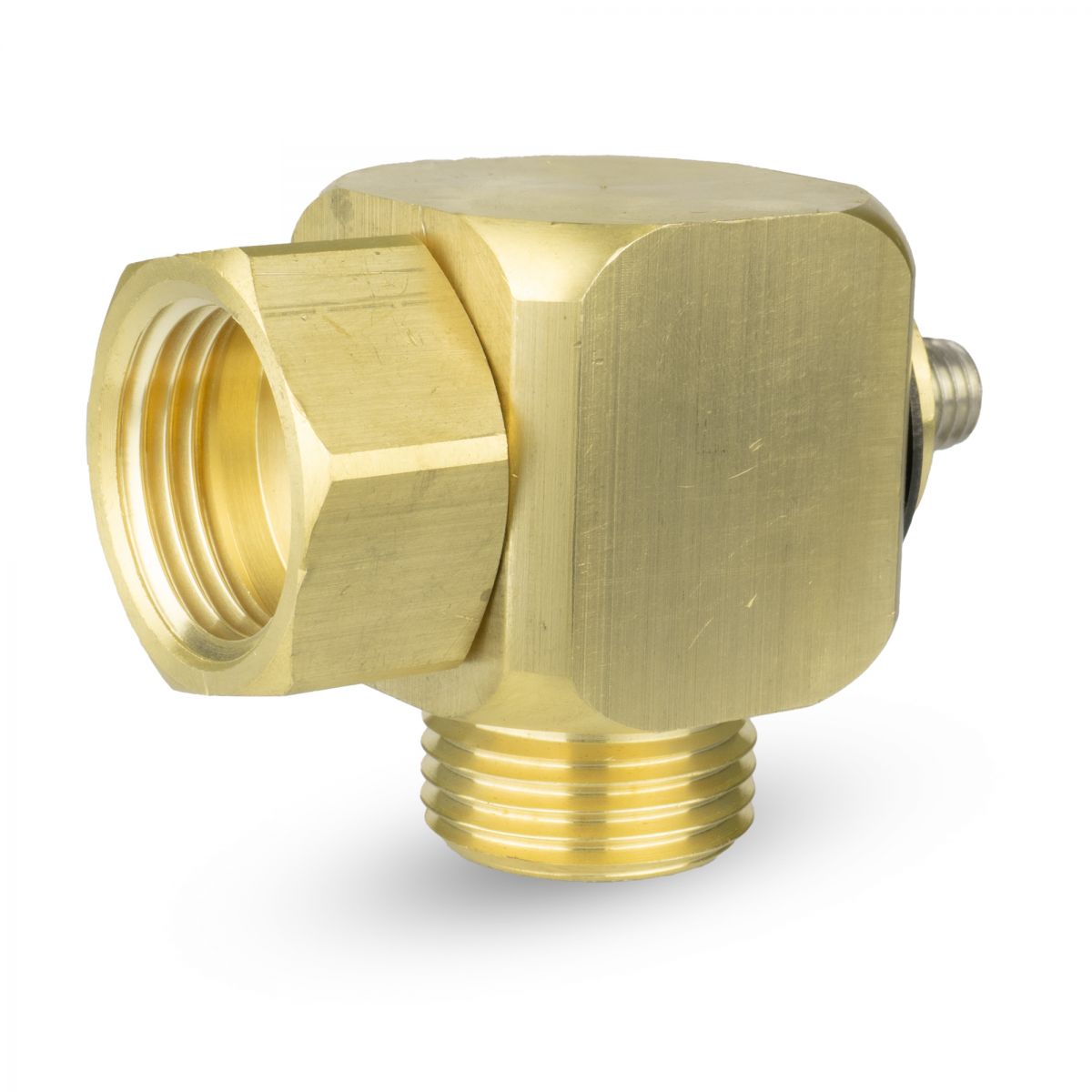 BluBird Brass Part GHT 3/4-inch Female x 3/4-inch Male for Hose Reel JFM Golf
