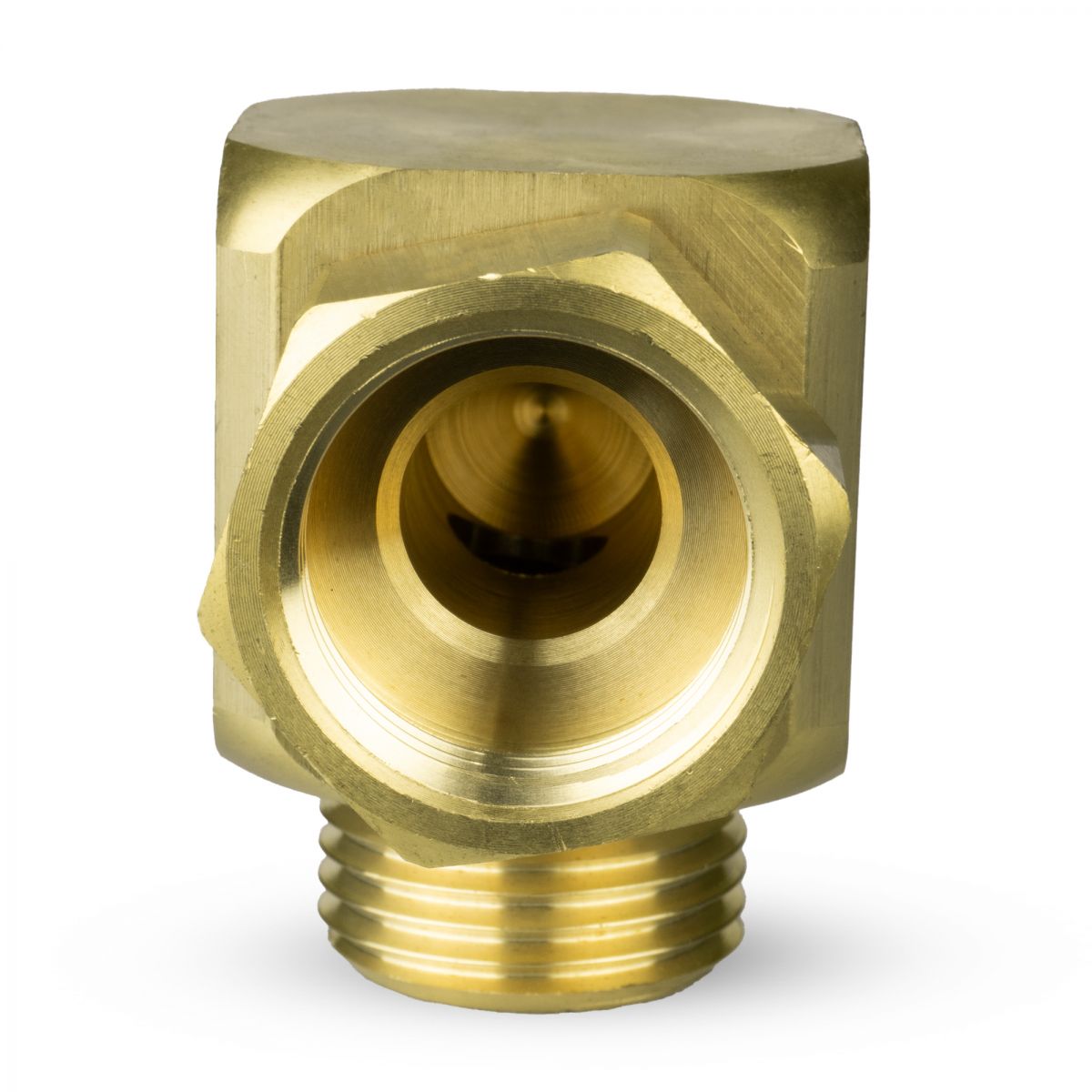 BluBird Brass Part GHT 3/4-inch Female x 3/4-inch Male for Hose Reel JFM Golf