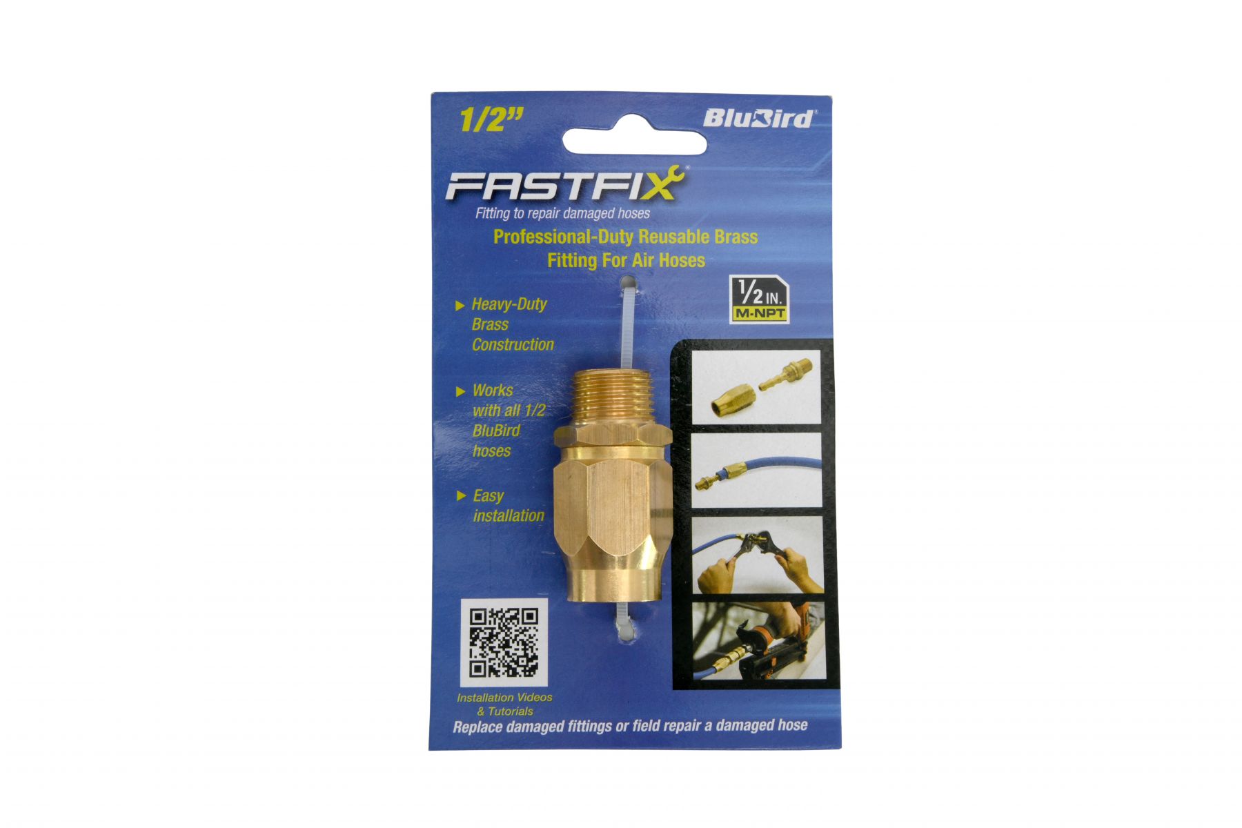 BluBird Fast Fix 1/2" Air Hose Assembly Fitting JFM Golf