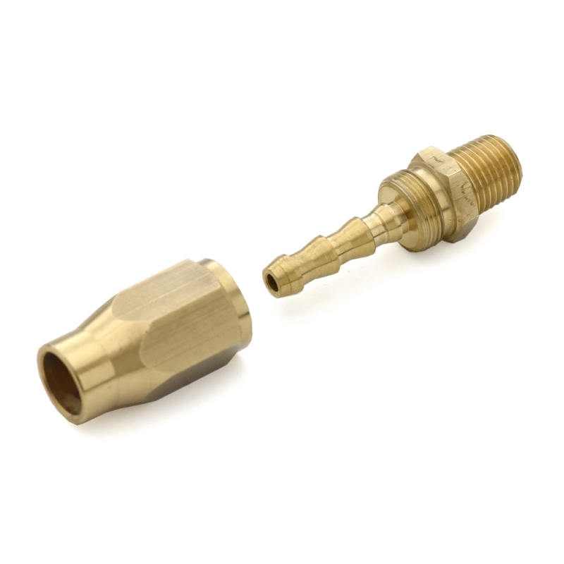 BluBird Fast Fix - 1/4" Air Hose Assembly Repair Fitting - w/ 1/4" MNPT Fixed JFM Golf