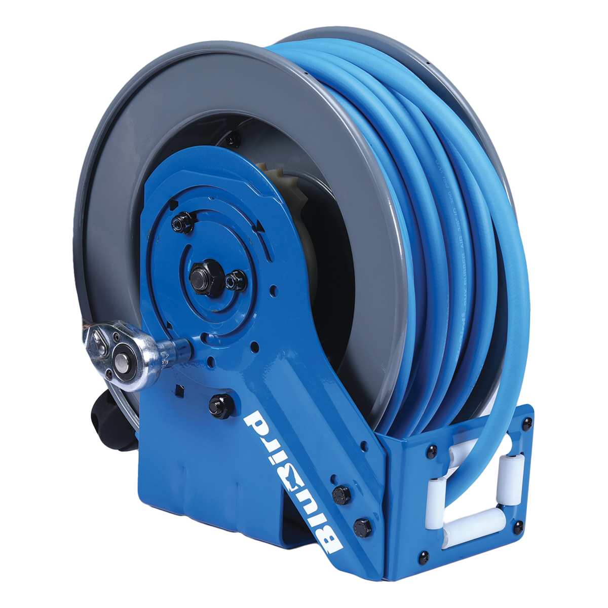 BluBird Heavy-Duty Air Hose Reel All-In-One 3/8-inch x 50 Feet JFM Golf