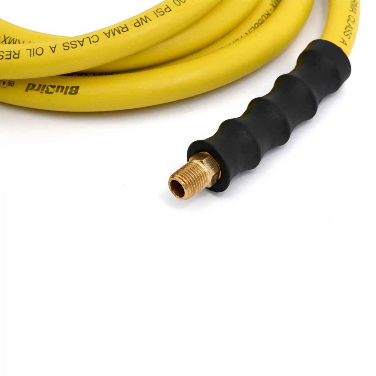 BluBird OilShield Rubber Air Hose Assembly 3/8-inch x 15 Feet, 2 Pack JFM Golf