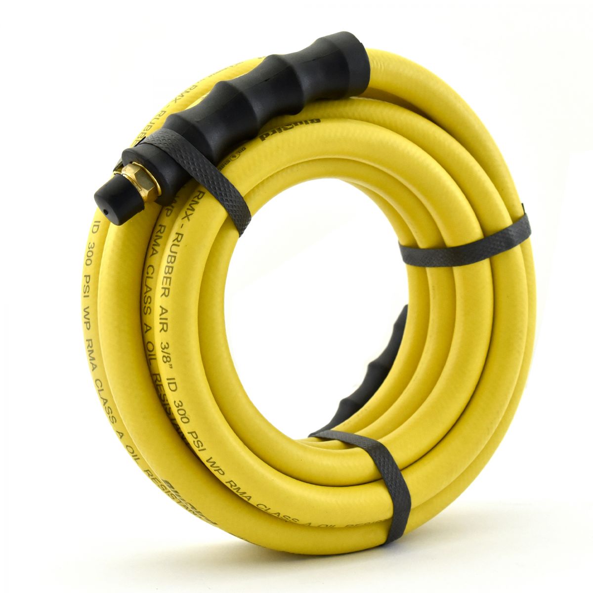 BluBird OilShield Rubber Air Hose Assembly 3/8-inch x 15 Feet, 2 Pack JFM Golf