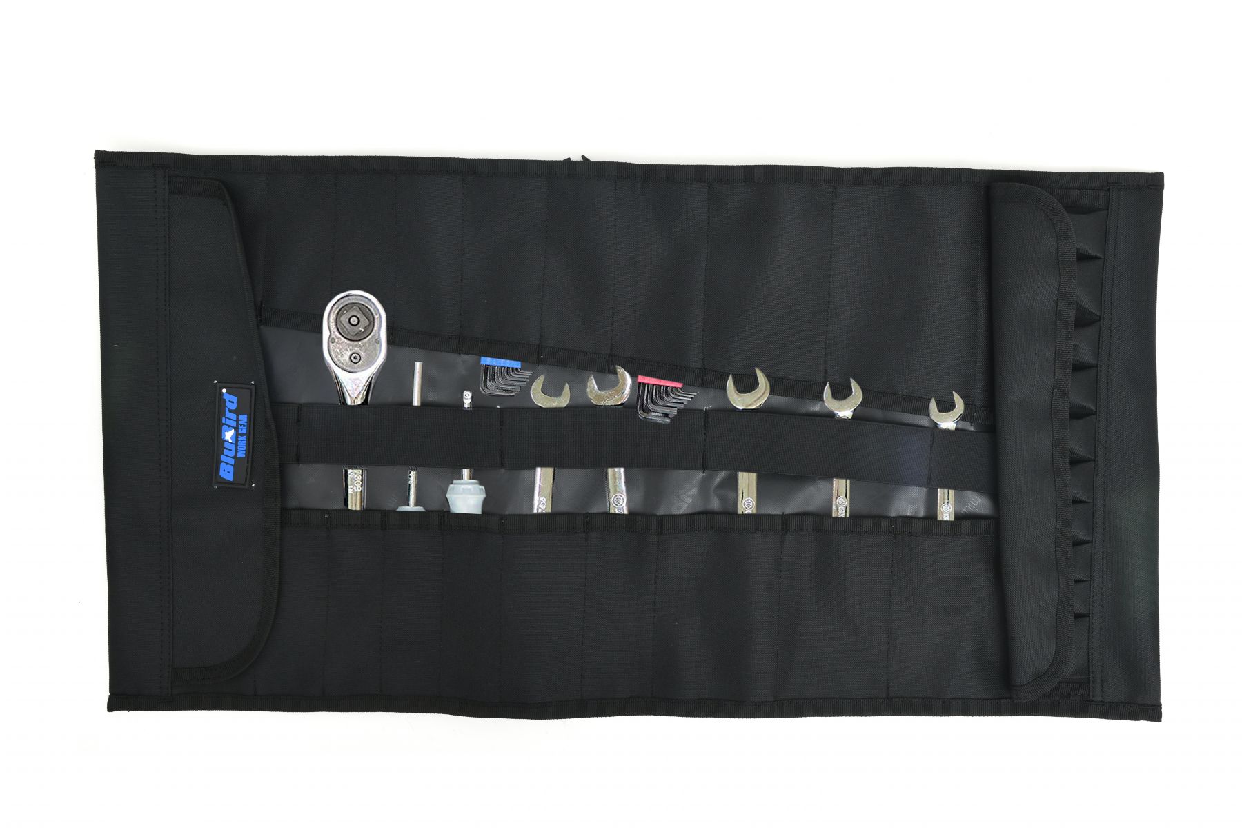BluBird Work Gear - Multi Pocket Tool Roll Organizer with 32 pockets JFM Golf