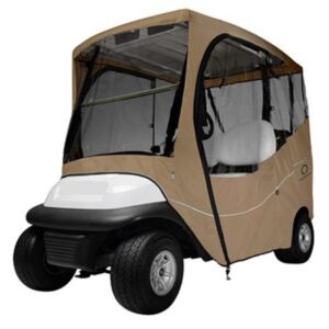 Nivel Parts Classic Accessories 2-Passenger Light Khaki Soft Enclosure JFM Golf