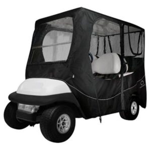 Nivel Parts Classic Accessories Deluxe Black 4-Passenger Soft Enclosure JFM Golf