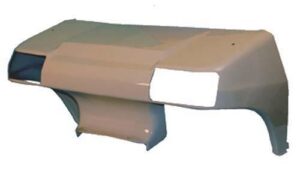 Nivel Parts Club Car DS Beige Front Cowl with Headlight Cutouts (1982-Up) JFM Golf