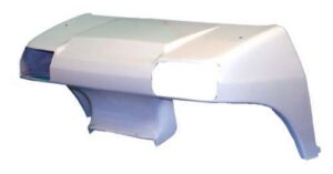 Nivel Parts Club Car DS White Front Cowl with Headlight Cutouts (1982-Up) JFM Golf