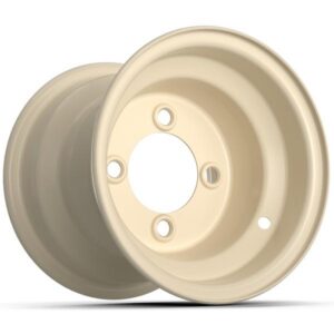 Nivel Parts 8″ GTW Yamaha Ivory Steel Wheel (Centered) JFM Golf