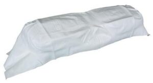 Nivel Parts 1994-13 EZGO Medalist-TXT White Seat Back Cover JFM Golf