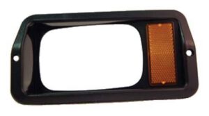 Nivel Parts Club Car DS Driver-Side Headlight Bezel with Yellow Turn Signal (Years 1986-1992) JFM Golf
