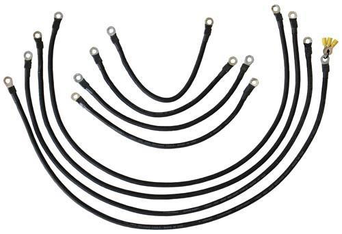 Nivel Parts Club Car Precedent 4-Gauge 600A Weld Cable Set (Years 2004-Up) JFM Golf
