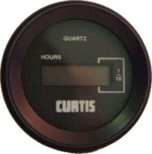 Nivel Parts Curtis 12-48V Round Quartz Hour Meter JFM Golf