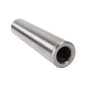 E-Z-GO Medalist/TXT spindle pin tube bushing, angled side view showing the hollow bore and flanged rim.
