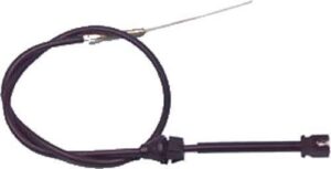 EZGO accelerator cable looped with a connector and exposed cable end.