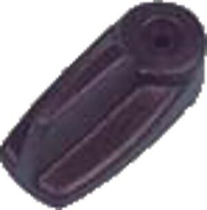 EZGO forward/reverse handle with a molded grip and circular pivot end.
