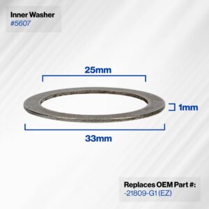 Nivel Parts EZGO Gas Inner Drum Washer (Years 1994-2013) JFM Golf