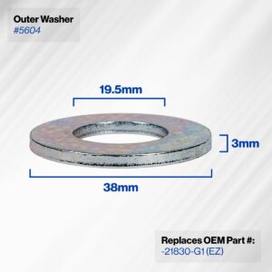 Nivel Parts EZGO Gas Outer Drum Washer (Years 1994-2013) JFM Golf