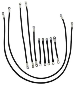 Nivel Parts EZGO PDS/DCS 4-Gauge Heavy-Duty Weld Cable Set (1994.5-Up) JFM Golf