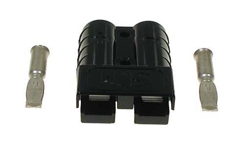 Nivel Parts EZGO SB50 Plug Black 6-Gauge (Years 1983-1995) JFM Golf