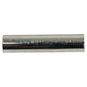 Metal spring bushing spacer shown horizontally from the side.