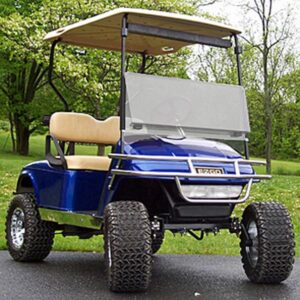 Nivel Parts RedDot EZGO TXT Clear Folding Windshield (1994.5-2013) JFM Golf