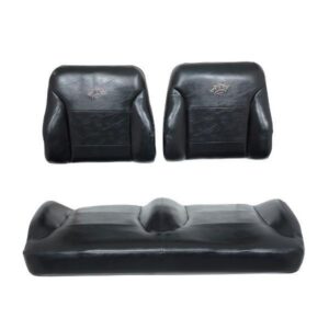 Nivel Parts Suite Seats Black EZGO RXV Seat Set (2016-Up) JFM Golf