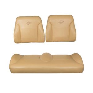 Nivel Parts Suite Seats Solid Tan EZGO TXT Seat Set (2014-Up) JFM Golf