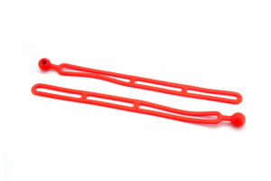 BluBird Rapid Tie 16″ Non Marring Adjustable Extendable Strap, Patented, Made in USA – 2 Pack, Red JFM Golf
