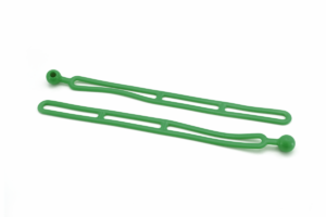 Rapid Tie 16" Non Marring Adjustable Extendable Strap, Patented, Made in USA - 2 Pack, Green JFM Golf