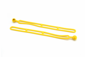 BluBird Rapid Tie 16″ Non Marring Adjustable Extendable Strap, Patented, Made in USA – 2 Pack, Yellow JFM Golf