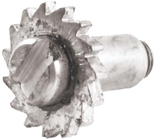Brake adjuster with toothed gear and threaded shaft, Nivel item 14177