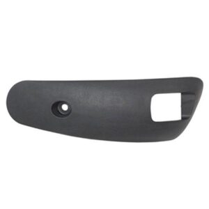 Dark gray left-hand front canopy support cover for Club Car Precedent, shown from the outer face.