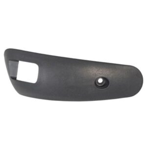 Dark gray right-hand front canopy support cover for Club Car Precedent, shown from the outer face.