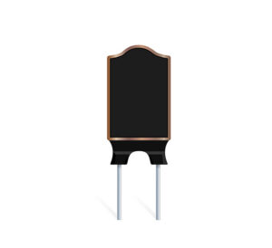 Golf Arched Top Vertical Bronze & Aluminum Tee Marker with Spikes