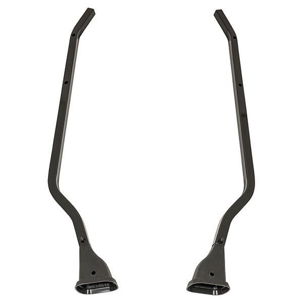 Pair of black aluminum rear struts for a MadJax Genesis 300 seat on Club Car Precedent