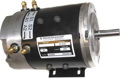 Nivel Parts Cushman Stock Chaser Electric Motor 24V 1.3 HP (AMD Industrial) JFM Golf