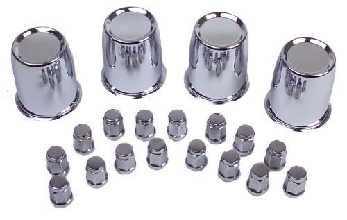 Nivel Parts Yamaha Chrome Wheel Dress-Up Kit (12mm Metric) JFM Golf