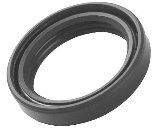 Yamaha drive clutch oil seal showing the rubber ring, sealing lip, and inner spring.